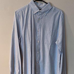 Five Four long sleeve button down shirt. Light blue